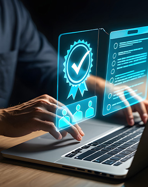 Logo for Clarion Quality featuring the letters CQ in blue and black colors representing premium quality and brand identity. Quality assurance focused design.